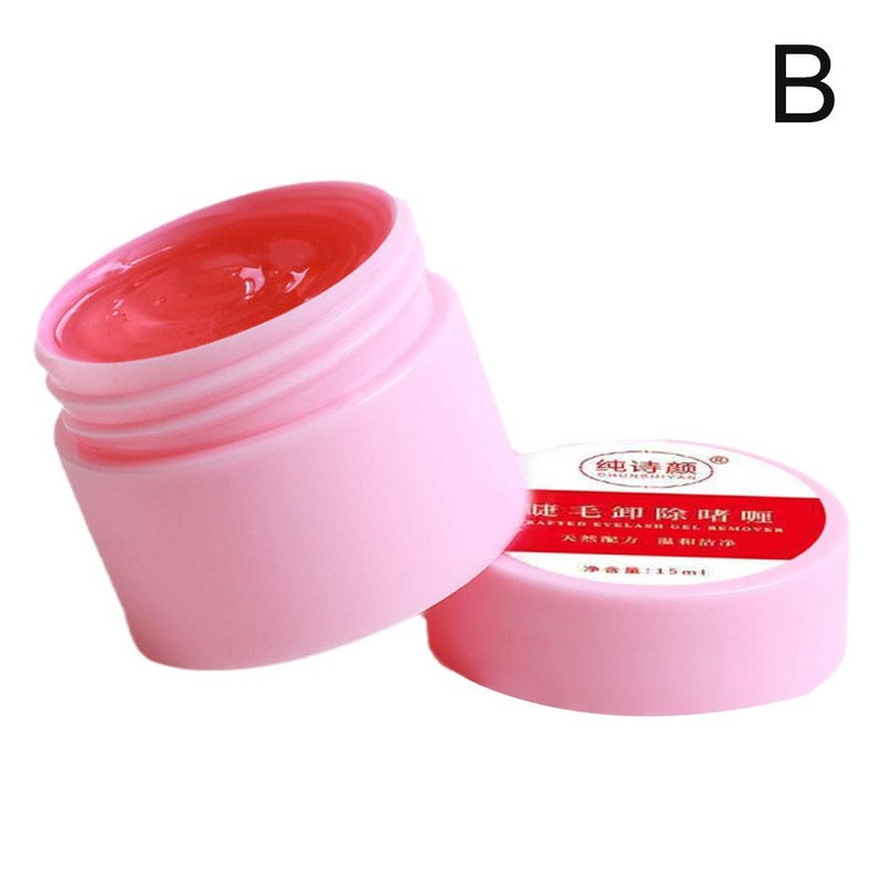 15g eyelash extension glue remover gel, gently removes mascara in 30 seconds.